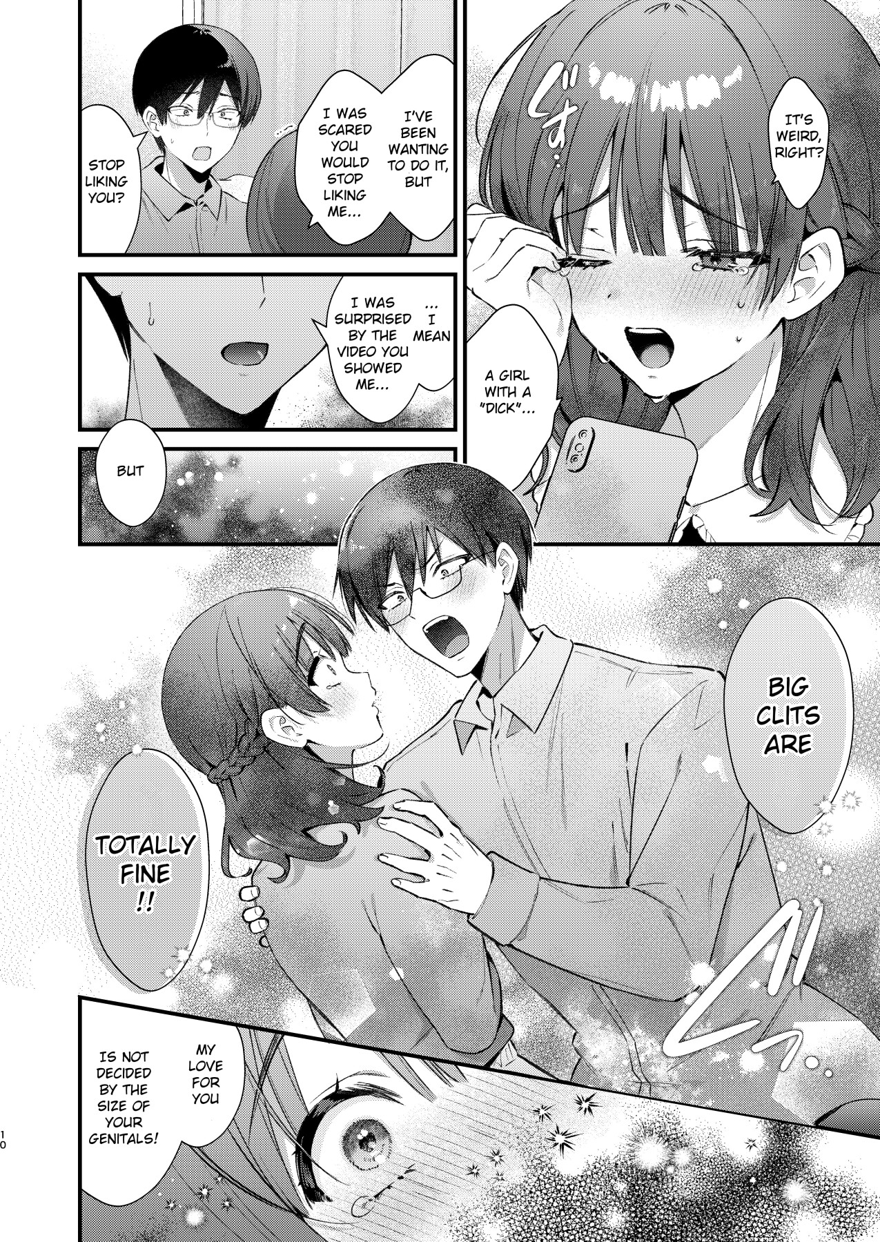 Hentai Manga Comic-My innocent and quiet girlfriend confessed to me that she has a large clitoris.-Read-9